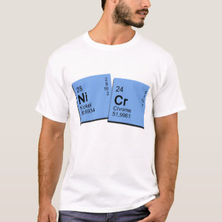 nickel chromium in white background T-Shirt
