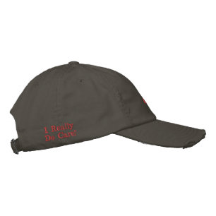 Nickel -USA - I Really do Care Embroidered Hat