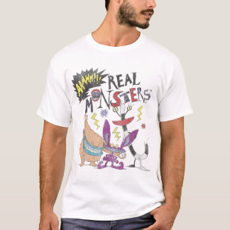 Nickelodeon Ahh Real Monsters Friends Group Shot  T-Shirt