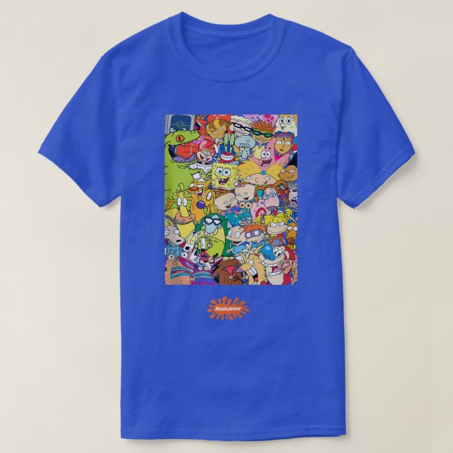 Nickelodeon Classic 90s Characters  T-Shirt (Design Front)
