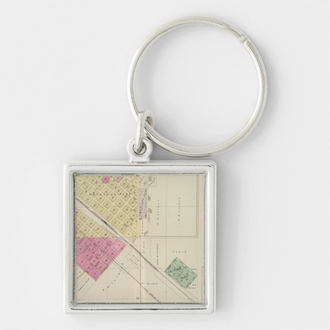 Nickerson, Dragoon, Aurora, Barclay, Kansas Key Ring (Front)