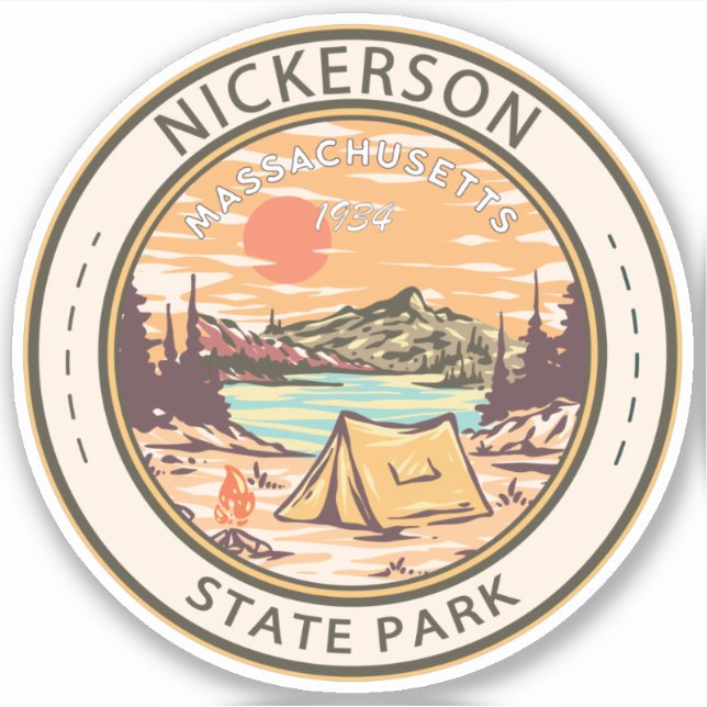 Nickerson State Park Massachusetts Badge (Front)