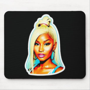 Nicki Minaj Sticker  Mouse Mat