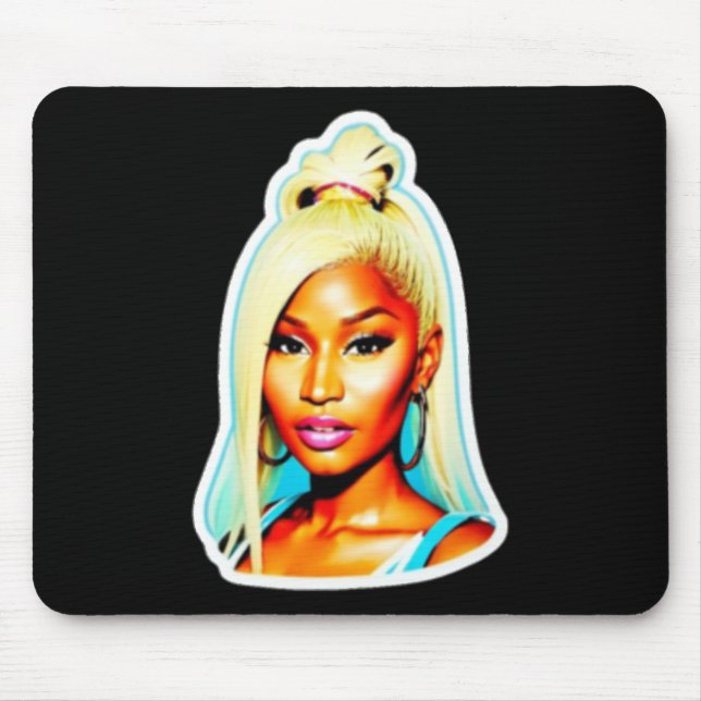 Nicki Minaj Sticker  Mouse Mat (Front)