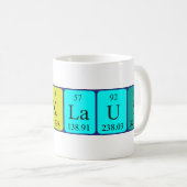 Nicklaus periodic table name mug (Front Right)