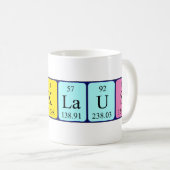 Nicklaus periodic table name mug (Front Right)