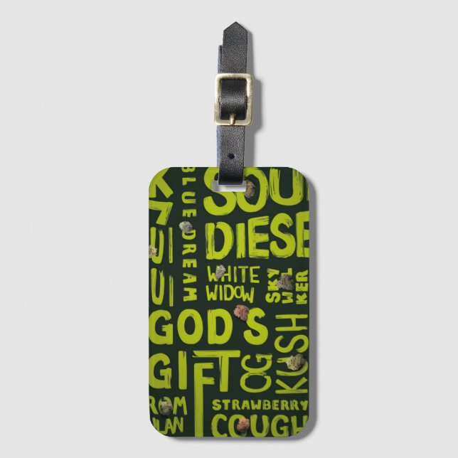 Nicknames Luggage Tag (Front Vertical)