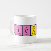 Nickolas periodic table name mug (Front Left)