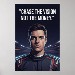 Nico Hülkenberg Racing Vector – Chase the Vision Poster