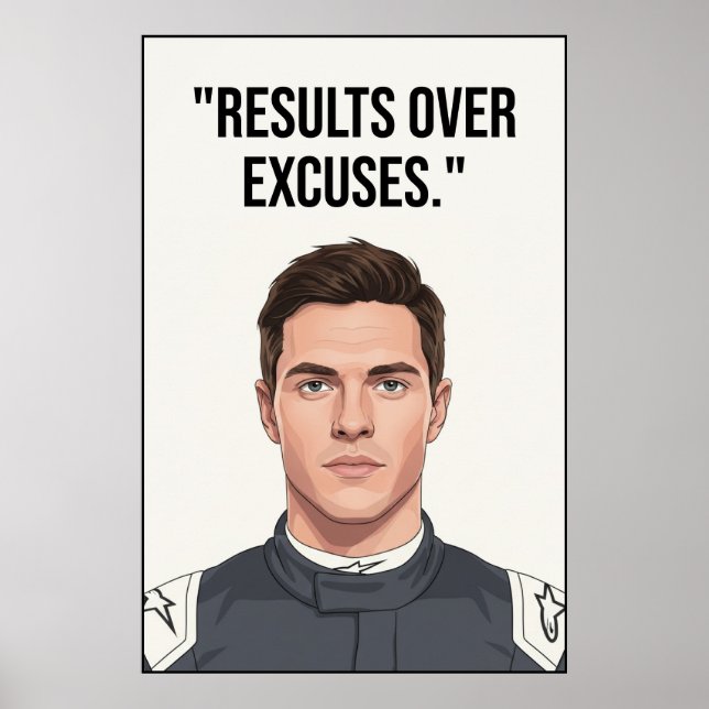 Nico Hülkenberg Racing Vector – Poster (Front)