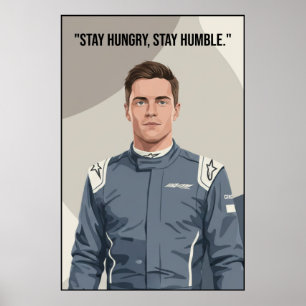 Nico Hülkenberg Racing Vector – Poster
