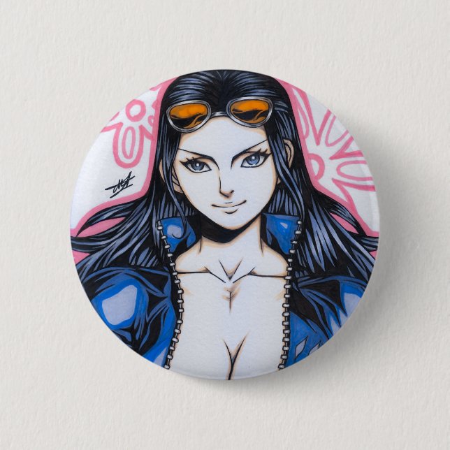 Nico Robin ~ Devil Child 6 Cm Round Badge (Front)
