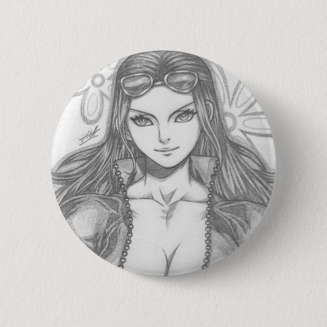 Nico Robin ~ Devil Child 6 Cm Round Badge (Front)