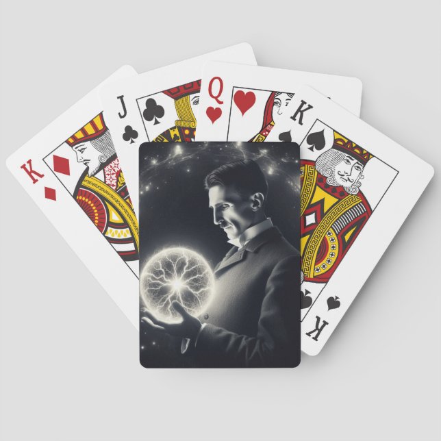 Nicola Tesla Playing Cards (Back)