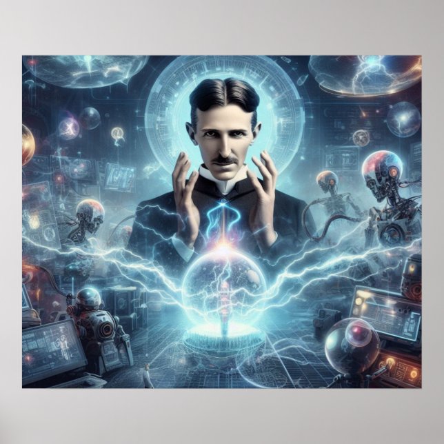 Nicola Tesla Poster (Front)
