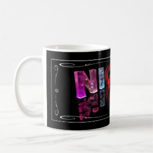 Nicola  - The Name Nicola in 3D Lights (Photograph Coffee Mug