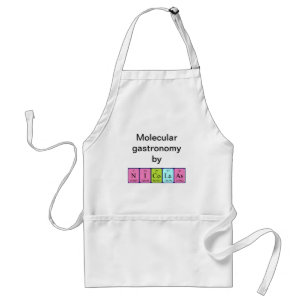 Nicolaas periodic table name apron
