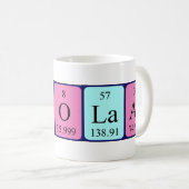 Nicolaas periodic table name mug (Front Right)