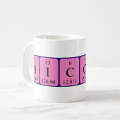 Nicolaas periodic table name mug (Front Left)