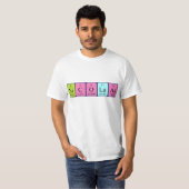Nicolaas periodic table name shirt (Front Full)