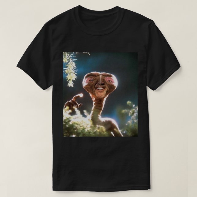 Nicolas Cage ET Photoshop    T-Shirt (Design Front)