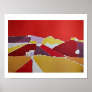 nicolas de staël - Agrigente - Lyrical Abstraction Poster