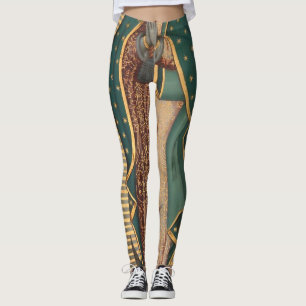 Nicolas Enrquez The Virgin Of Guadalupe With The F Leggings
