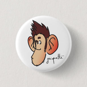Nicolas jacquette suspicious misadventure 3 cm round badge