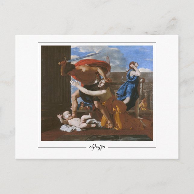Nicolas Poussin #173 - Fine Art Postcard (Front)