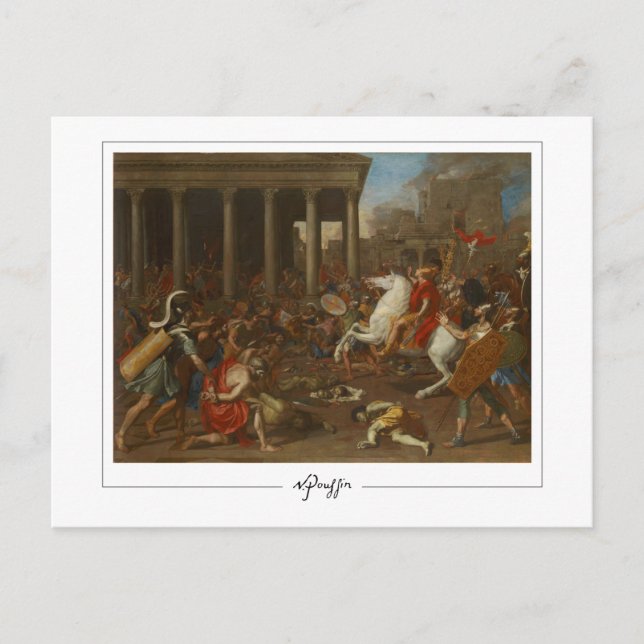 Nicolas Poussin #181 - Fine Art Postcard (Front)
