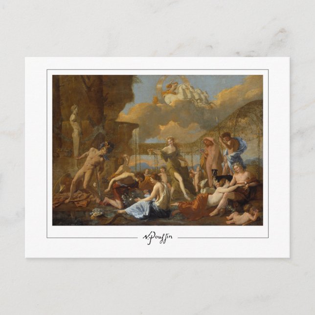Nicolas Poussin #245 - Fine Art Postcard (Front)