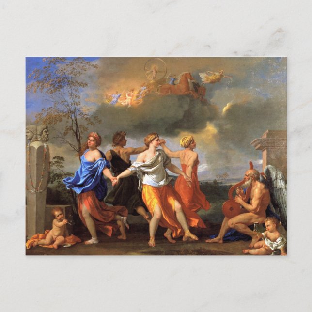 Nicolas Poussin Art Postcard (Front)