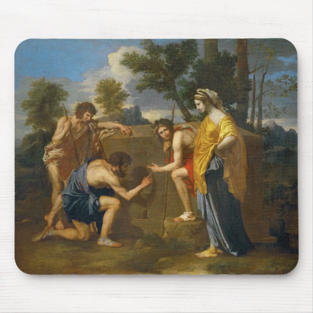 Nicolas Poussin - Et in Arcadia ego Mouse Mat (Front)
