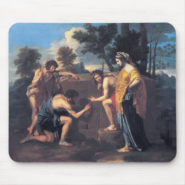 Nicolas Poussin- Et in Arcadia ego Mouse Mat (Front)