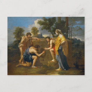 Nicolas Poussin - Et in Arcadia ego Postcard