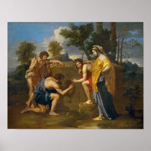 Nicolas Poussin - Et in Arcadia ego Poster (Front)
