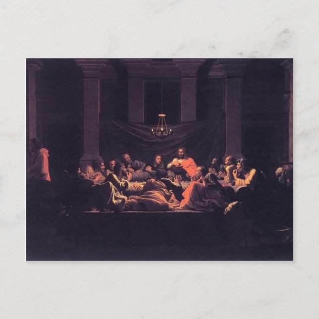 Nicolas Poussin- Eucharist Postcard (Front)