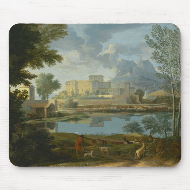 Nicolas Poussin - Landscape with a Calm Mouse Mat (Front)