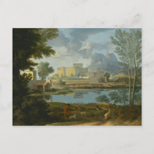 Nicolas Poussin - Landscape with a Calm Postcard