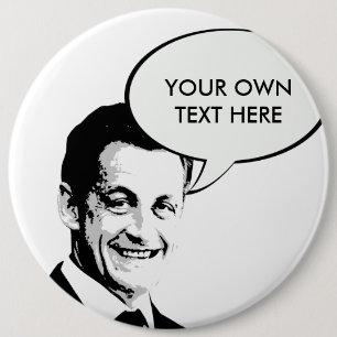 Nicolas Sarkozy 6 Cm Round Badge