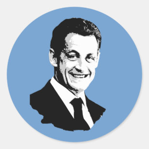 Nicolas Sarkozy Classic Round Sticker