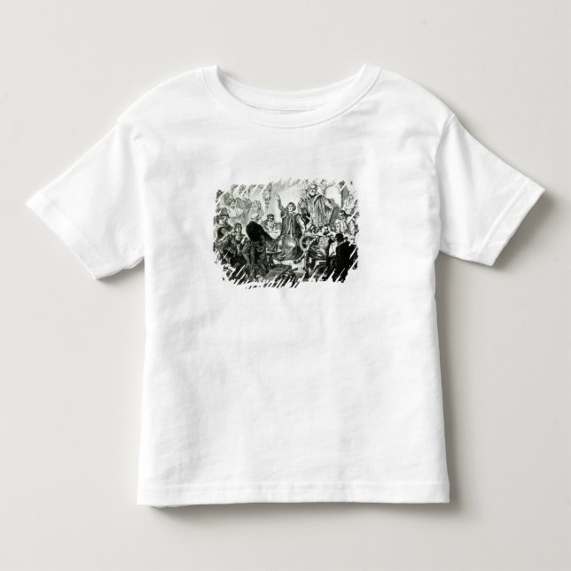 Nicolaus Copernicus  Explaining his Theory Toddler T-Shirt (Front)