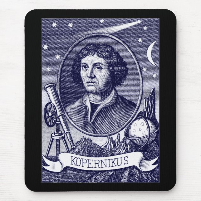 Nicolaus Copernicus Mouse Mat (Front)