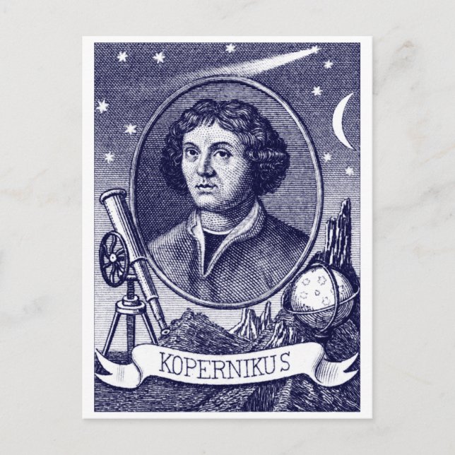 Nicolaus Copernicus Postcard (Front)