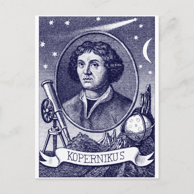 Nicolaus Copernicus Postcard (Front)