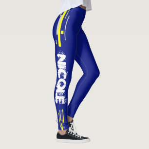 Nicole Add Your Name Abstract Art Leggings