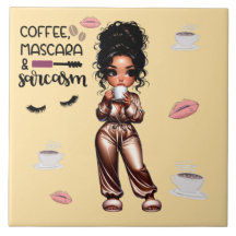 Nicole Coffee & Mascara Ceramic Tile