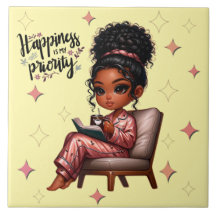 Nicole Happiness Is My Priority Ceramic Tile