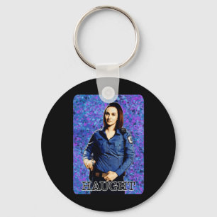 Nicole Haught We Sticker  Key Ring