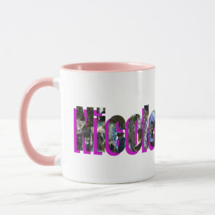 Nicole Logo Made From Koalas, Mug